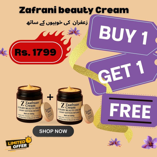 Zafrani Glow Gold Cream – Buy 1 Get 1 Free