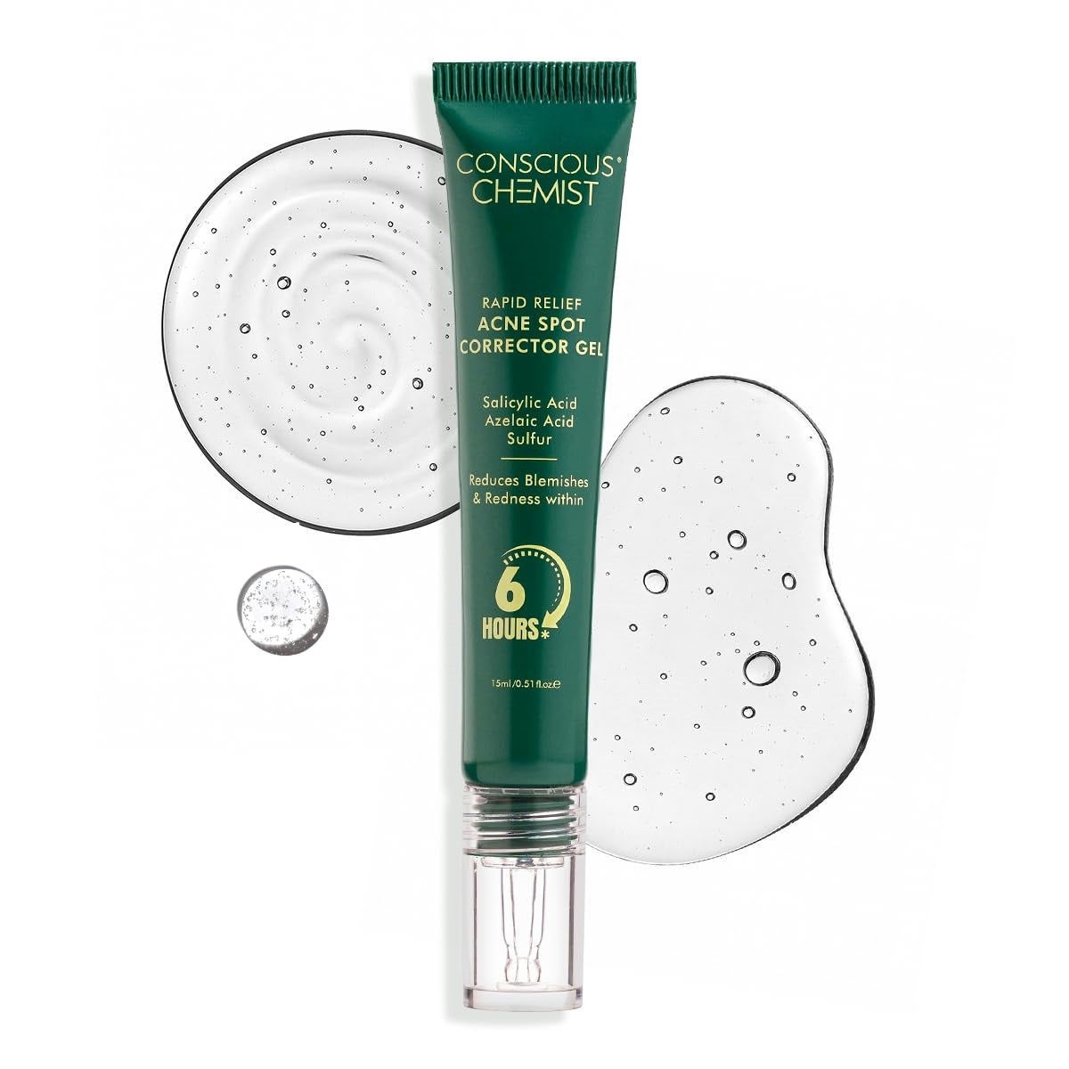 Rapid Relief Acne Spot Corrector Gel (15g)| Triple-Action Treatment For Men & Women