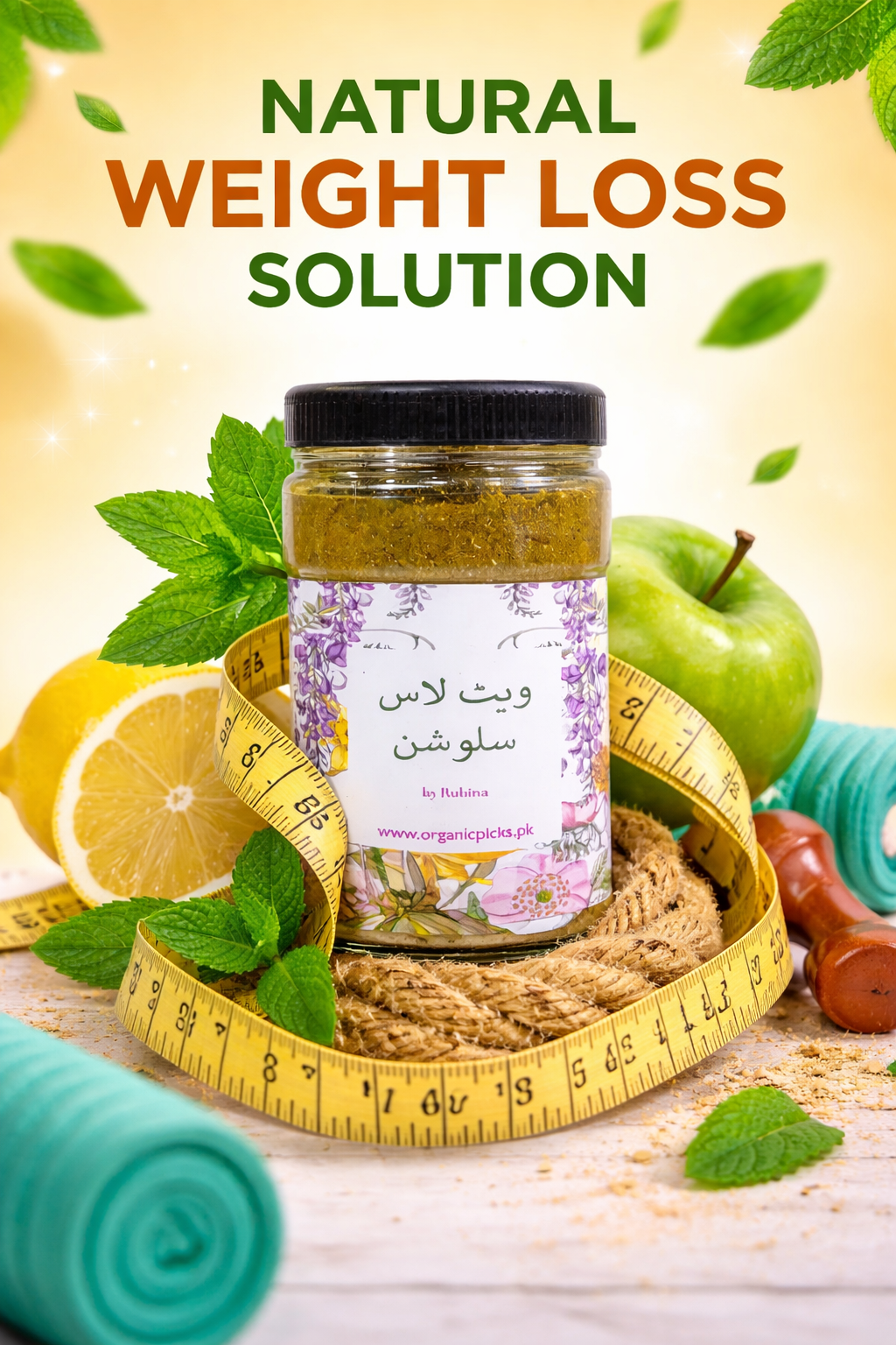 Weight Loss Solution + Organic Fat Loss Tea = Extra Weight Loss Formula ( By 1 Get 1 Free )