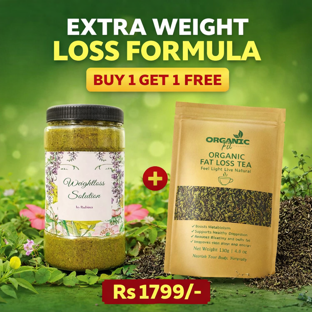 Weight Loss Solution + Organic Fat Loss Tea = Extra Weight Loss Formula ( By 1 Get 1 Free )