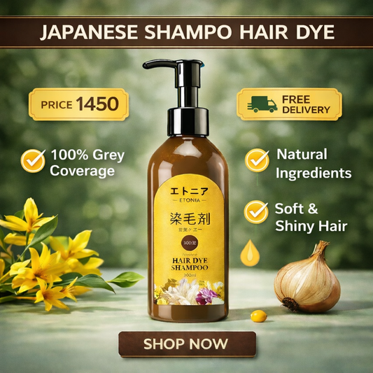 Japanese Natural Hair Dye Shampoo